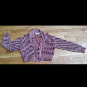 THE GREAT Sweater Montana Cropped Cardigan